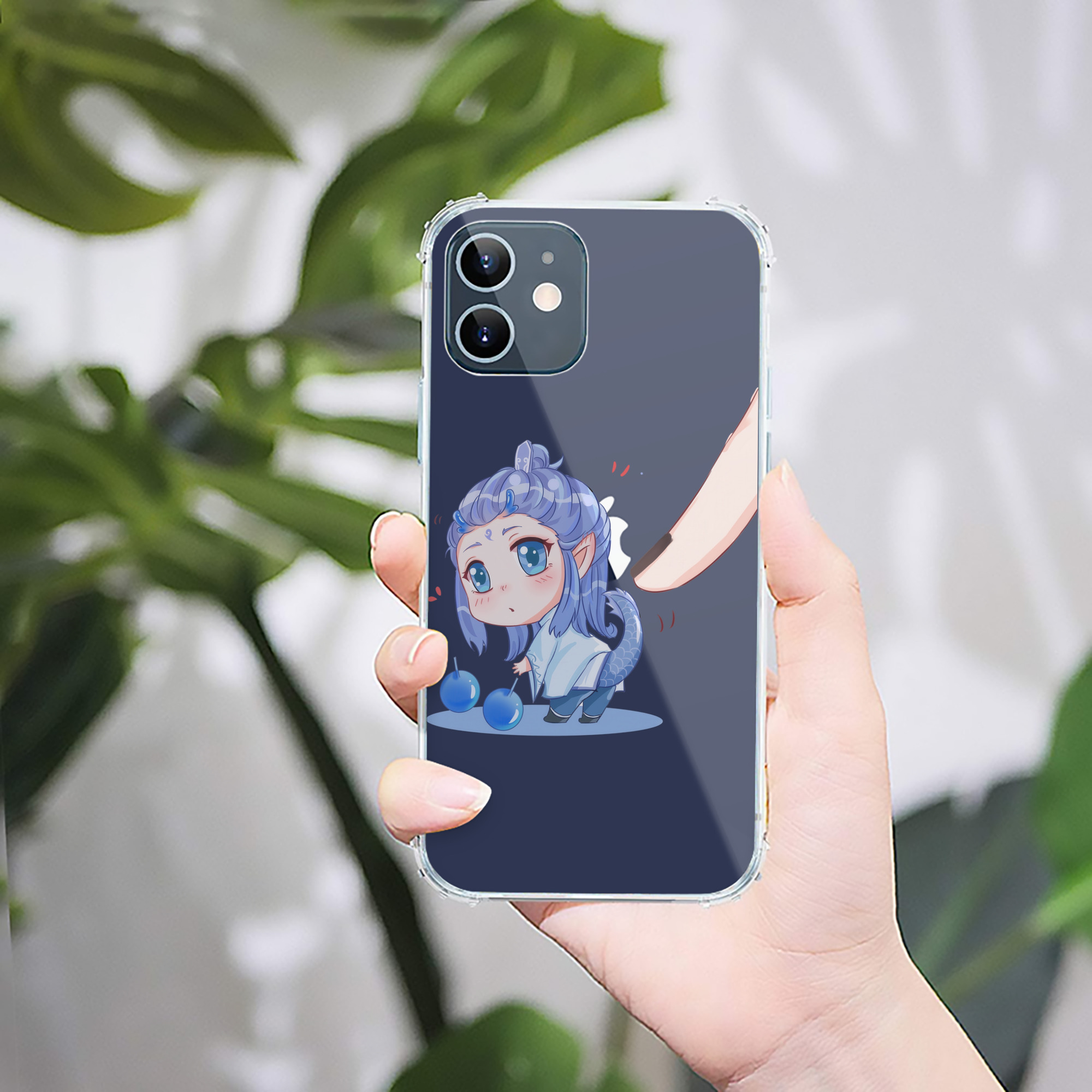 （画像用） Ne Zha 2 ナタ 魔童の大暴れ 【iPhone 12シリーズ対応】透明スマホケース（クリアソフトケース）